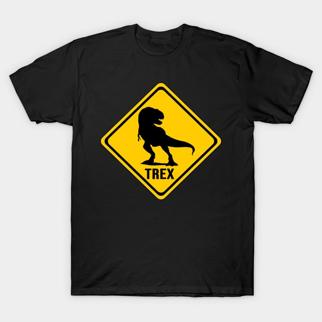 Cool T rex sign, Dinosaur kids T-Shirt by Jakavonis